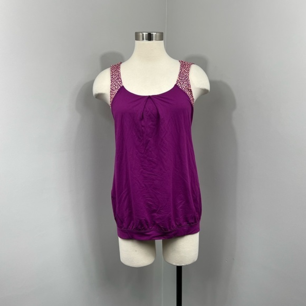 Lululemon Magenta Layered Tank